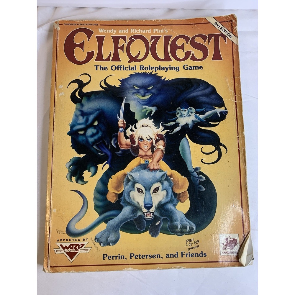 Elfquest The Official‎ Roleplaying Game 2nd Edition 1989, Softcover